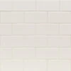 Bond Tile Core White 3 In. X 6 In. Matte Ceramic Subway Wall Tile (54 Pieces 6.54 Sq. Ft. / Box)