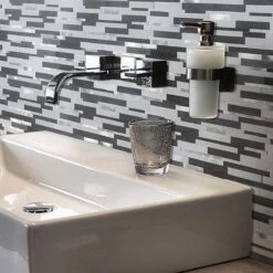 Bond Tile Easy Luxe Metalway Gray 11.81 In. X 11.81 In. SPC Peel And Stick Tile (0.96 Sq. Ft. / Sheet) 12 Bond Tile Easy Luxe Metalway Gray 11.81 In. X 11.81 In. SPC Peel And Stick Tile (0.96 Sq. Ft. / Sheet) -Discount Flooring Store 01e6736e 1915 472a b638 cdd63cac1441.1485a04735da7f2454c13b50697f4dce 1800x1800