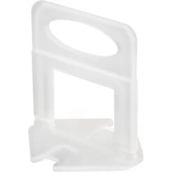 Juvale 400 Pack Tile Leveling Clips Reusable Plastic Leveling Spacer Clips (White, 1/32 Inch)