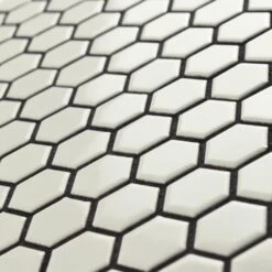 Merola Tile Metro Hex Glossy White 10-1/4 In. X 11-3/4 In. X 5 Mm Porcelain Mosaic Tile (8.56 Sq. Ft. / Case) 21 Merola Tile Metro Hex Glossy White 10-1/4 In. X 11-3/4 In. X 5 Mm Porcelain Mosaic Tile (8.56 Sq. Ft. / Case) -Discount Flooring Store 03e9d303ba53143a4ce2d6392e9066e4 1800x1800