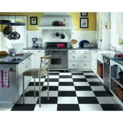 Armstrong Flooring Alterna 14-piece 16-in X 16-in Groutable Solid Betcha Black Glue (Adhesive) Vinyl Tile -Discount Flooring Store 042369435147 09373889 1800x1800