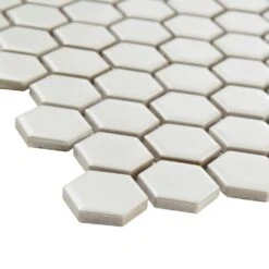 Merola Tile Metro Hex Glossy White 10-1/4 In. X 11-3/4 In. X 5 Mm Porcelain Mosaic Tile (8.56 Sq. Ft. / Case) 31 Merola Tile Metro Hex Glossy White 10-1/4 In. X 11-3/4 In. X 5 Mm Porcelain Mosaic Tile (8.56 Sq. Ft. / Case) -Discount Flooring Store 050346852cdfbd913663e25f2436c145 1800x1800
