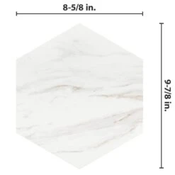 Merola Tile Eterno Carrara Hex 8-5/8 In. X 9-7/8 In. Porcelain Floor And Wall Tile (11.56 Sq. Ft. / Case) -Discount Flooring Store 0694867260d27ecfe7831bcaaf2f9b62 1800x1800