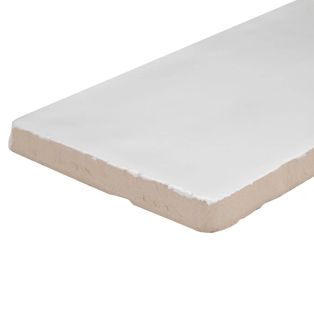 Merola Tile Chester Bianco 3 In. X 6 In. Ceramic Subway Wall Tile (6.02 Sq. Ft. / Case) 6 Merola Tile Chester Bianco 3 In. X 6 In. Ceramic Subway Wall Tile (6.02 Sq. Ft. / Case) - Image 4