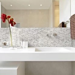 Jeffrey Court Treasure Bell Grey 11-7/8 In. X 12 In. X 8 Mm Interlocking Textured Glass Mosaic Tile -Discount Flooring Store 0c1ec63fc38093ce8b5bf0c35586ba03 1800x1800