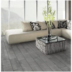 Florida Tile Home Collection Timber Grey 6 In. X 24 In. Porcelain Floor And Wall Tile (14 Sq. Ft. / Case) -Discount Flooring Store 0c554e4e1121401aefd02f716bfb14d8 1800x1800