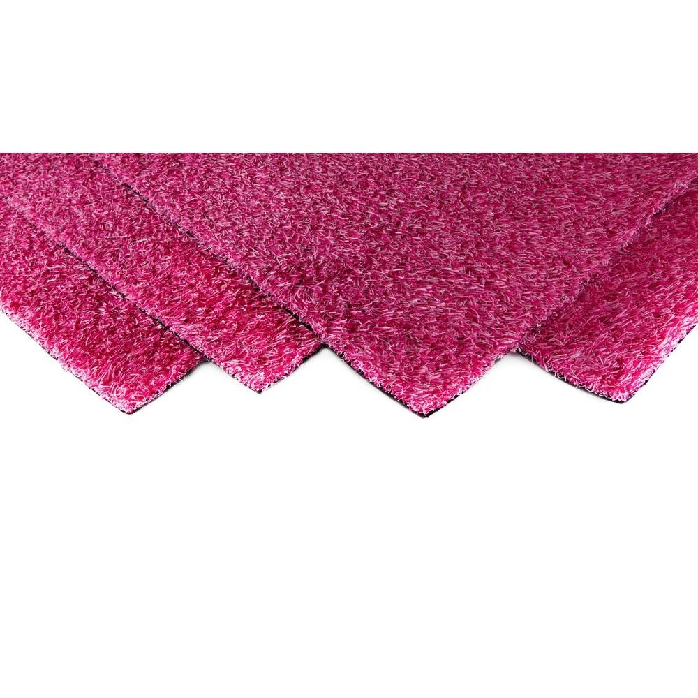 GREENLINE Pink Blend 6 Ft. Wide X Cut To Length Artificial Grass 3 GREENLINE Pink Blend 6 Ft. Wide X Cut To Length Artificial Grass