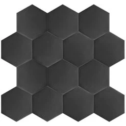 Merola Tile Hexatile Matte Nero 7 In. X 8 In. Porcelain Floor And Wall Tile (7.67 Sq. Ft./case) -Discount Flooring Store 0f30e83312e3e2966742154523a4cd29 1800x1800