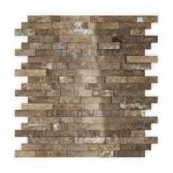 Inoxia SpeedTiles Bengal Brown 11.77 In. X 11.57 In. X 8 Mm Stone Self-Adhesive Wall Mosaic Tile (11.4 Sq. Ft. / Case) -Discount Flooring Store 0f5915bdf792d0ffb9631a1c5addfe40 1800x1800