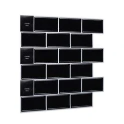 Subway Black 12 In. W X 12 In. H Peel And Stick Decorative Mosaic Wall Tile Backsplash (5 Tiles) 11 Subway Black 12 In. W X 12 In. H Peel And Stick Decorative Mosaic Wall Tile Backsplash (5 Tiles) -Discount Flooring Store 0fb697d131f685948eab742b95a4fa81 774d0356 9d49 4eaf 9e66 6e05fc377759 1800x1800