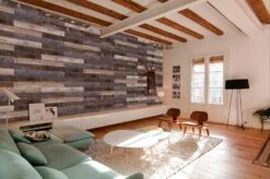 Deco Products 20-Piece 6-in X 36-in Samba. Blue, Violet, Brown, Beige Luxury Vinyl Plank Flooring -Discount Flooring Store 1001459448 13022539 1800x1800