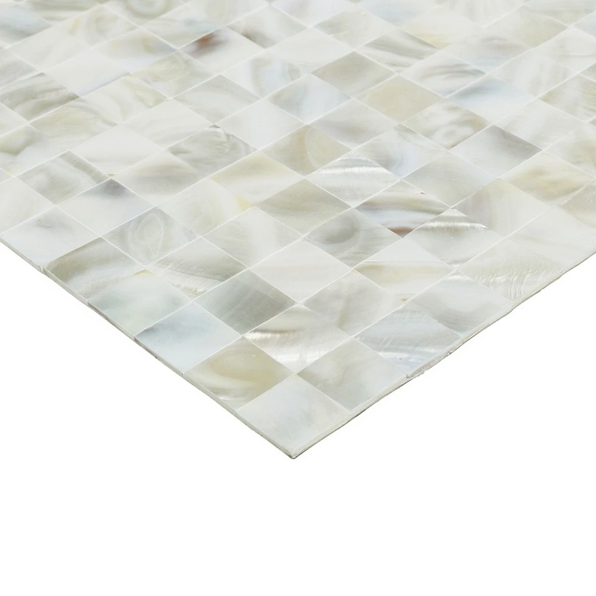 Bond Tile Easy Luxe Mother Of Pearl Square 11.81 In. X 11.81 In. Peel And Stick Tile (0.96 Sq. Ft. / Sheet) 9 Bond Tile Easy Luxe Mother Of Pearl Square 11.81 In. X 11.81 In. Peel And Stick Tile (0.96 Sq. Ft. / Sheet) - Image 7