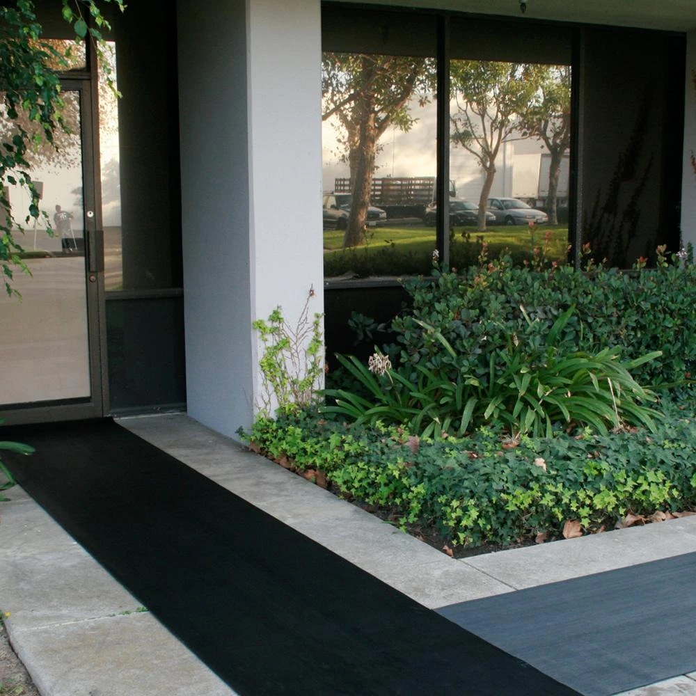 Rubber-Cal Corrugated Fine Rib 1/8 In. X 4 Ft. X 6 Ft. Rubber Runner 4 Rubber-Cal Corrugated Fine Rib 1/8 In. X 4 Ft. X 6 Ft. Rubber Runner - Image 2