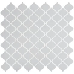 MSI Retro Gray Arabesque 13.19 In. X 11.22 In. X 6mm Glossy Porcelain Mesh-Mounted Mosaic Tile (10.95 Sq. Ft. / Case) -Discount Flooring Store 14613328d04876f2d8cbdea4bd9a8550 1800x1800