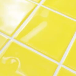 Merola Tile Twist Square Yellow Lemon 11-3/4 In. X 11-3/4 In. Ceramic Mosaic (9.79 Sq. Ft. /Case) -Discount Flooring Store 173c835f58727bf40b594afe417dfe40 1800x1800