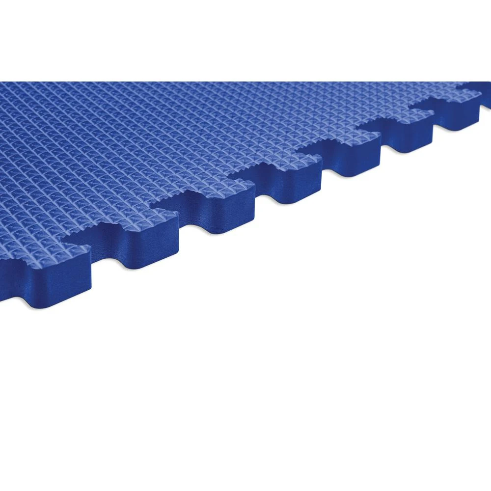 Norsk Blue 24 In. X 24 In. X 0.79 In. Foam Interlocking Reversible Mat (4-Pack) 5 Norsk Blue 24 In. X 24 In. X 0.79 In. Foam Interlocking Reversible Mat (4-Pack) - Image 3