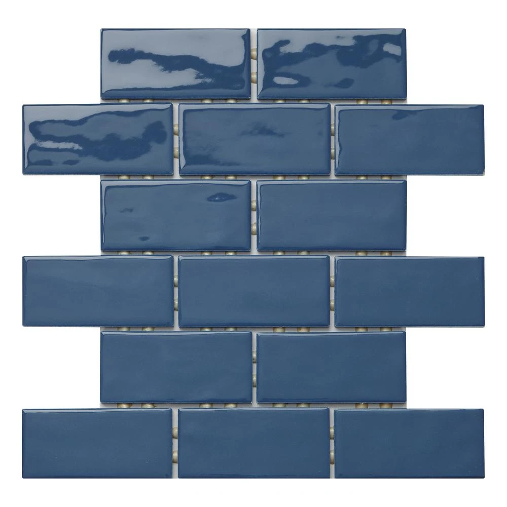 Marazzi LuxeCraft 12 In. X 12 In. X 6.35 Mm White Brick Joint Ceramic Mosaic Tile (0.83 Sq. Ft. / Piece) 7 Marazzi LuxeCraft 12 In. X 12 In. X 6.35 Mm White Brick Joint Ceramic Mosaic Tile (0.83 Sq. Ft. / Piece) - Image 5