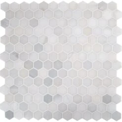 MSI Greecian White Hexagon 12 In. X 11.75 In. X 10mm Polished Marble Mesh-Mounted Mosaic Tile (9.8 Sq. Ft. / Case) 9 MSI Greecian White Hexagon 12 In. X 11.75 In. X 10mm Polished Marble Mesh-Mounted Mosaic Tile (9.8 Sq. Ft. / Case) -Discount Flooring Store 1c8600b72274f6e31d1f27ab94328978 1800x1800