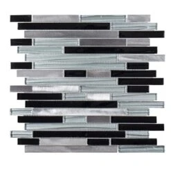 Jeffrey Court Binary Code Gray 11.625 In. X 11.75 In. X 6 Mm Interlocking Textured Glass/Stone/Metal Mosaic Tile -Discount Flooring Store 1d74ec4aa02aee210745f746528291ac 1800x1800