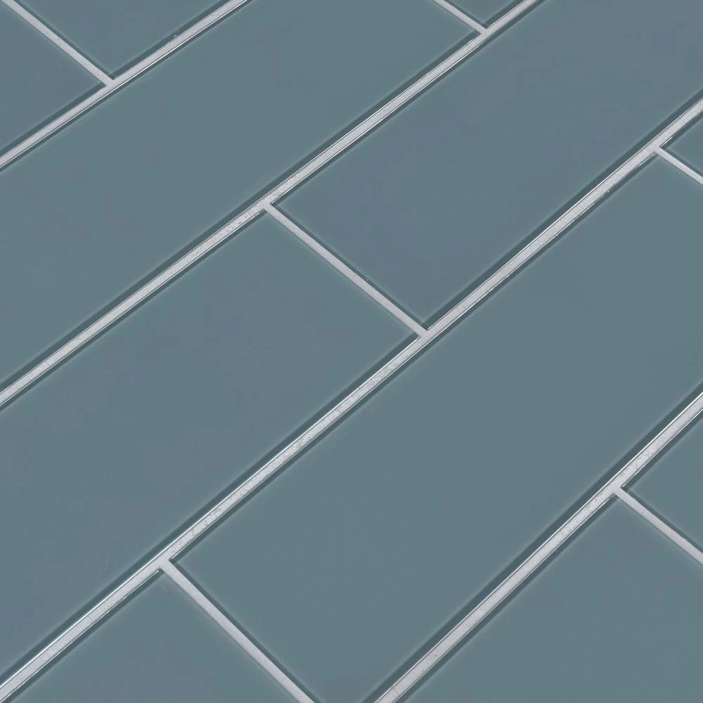 MSI Harbor 4 In. X 12 In. Textured Glass Gray Subway Tile (5 Sq. Ft. / Case) 7 MSI Harbor 4 In. X 12 In. Textured Glass Gray Subway Tile (5 Sq. Ft. / Case) - Image 5