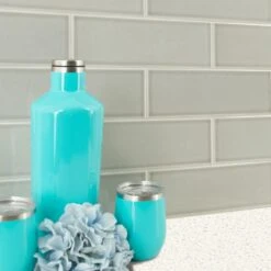 MSI Dove Gray Handcrafted 3 In. X 6 In. Glossy Ceramic Gray Subway Tile (1 Sq. Ft. / Case) -Discount Flooring Store 1e10973365644f8269fdcc17dc7187df 1800x1800