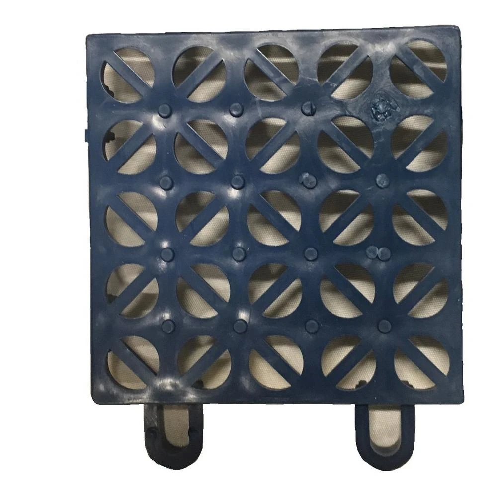 Blue Regenerated 22 In. X 22 In. Polypropylene Interlocking Floor Mat System (Set Of 12 Tiles) 5 Blue Regenerated 22 In. X 22 In. Polypropylene Interlocking Floor Mat System (Set Of 12 Tiles) - Image 3