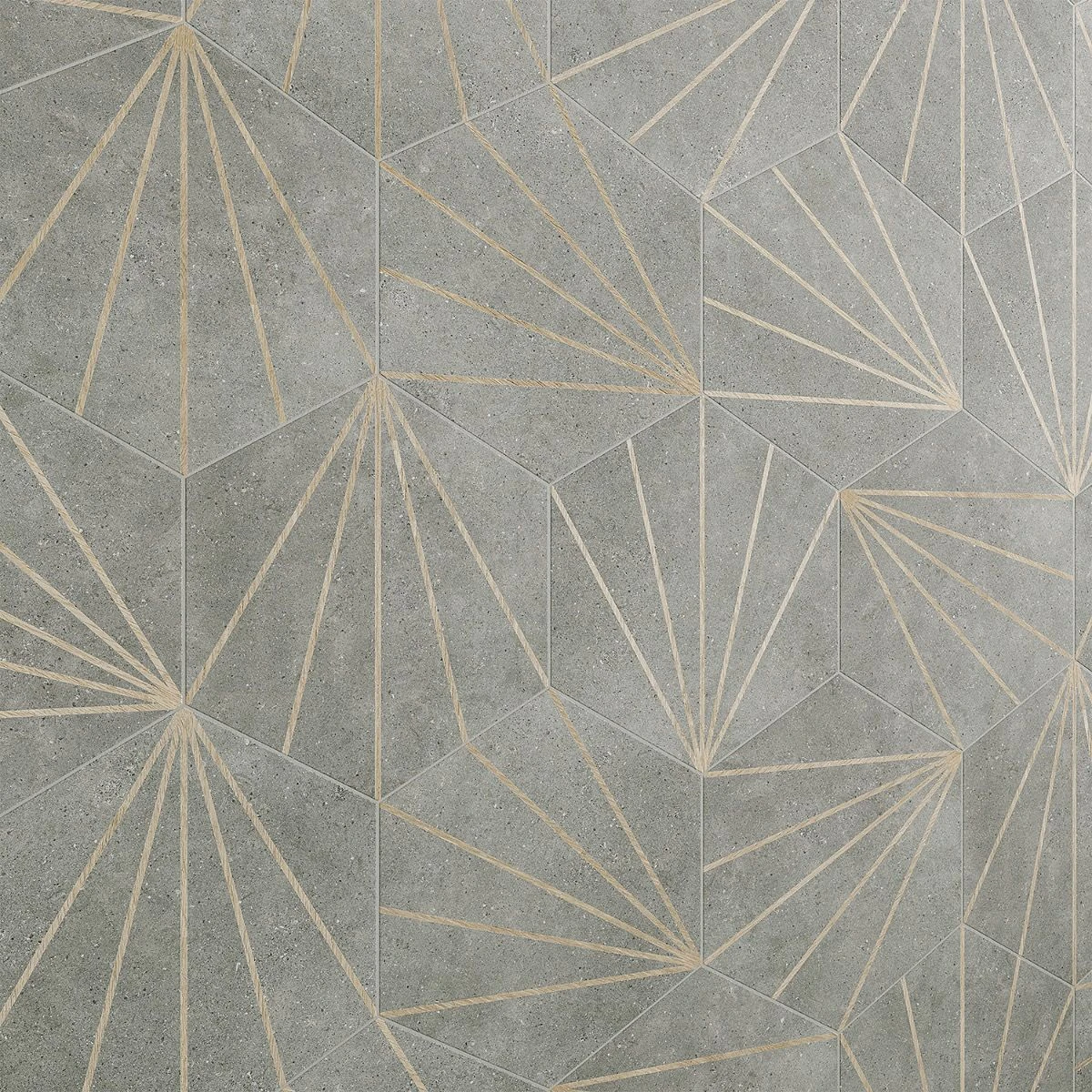 Bond Tile Arbor Hex Graphite Beams 12.5" Matte Porcelain Floor And Wall Tile (11 Pieces 10.51 Sq. Ft. / Case) 5 Bond Tile Arbor Hex Graphite Beams 12.5" Matte Porcelain Floor And Wall Tile (11 Pieces 10.51 Sq. Ft. / Case) - Image 3