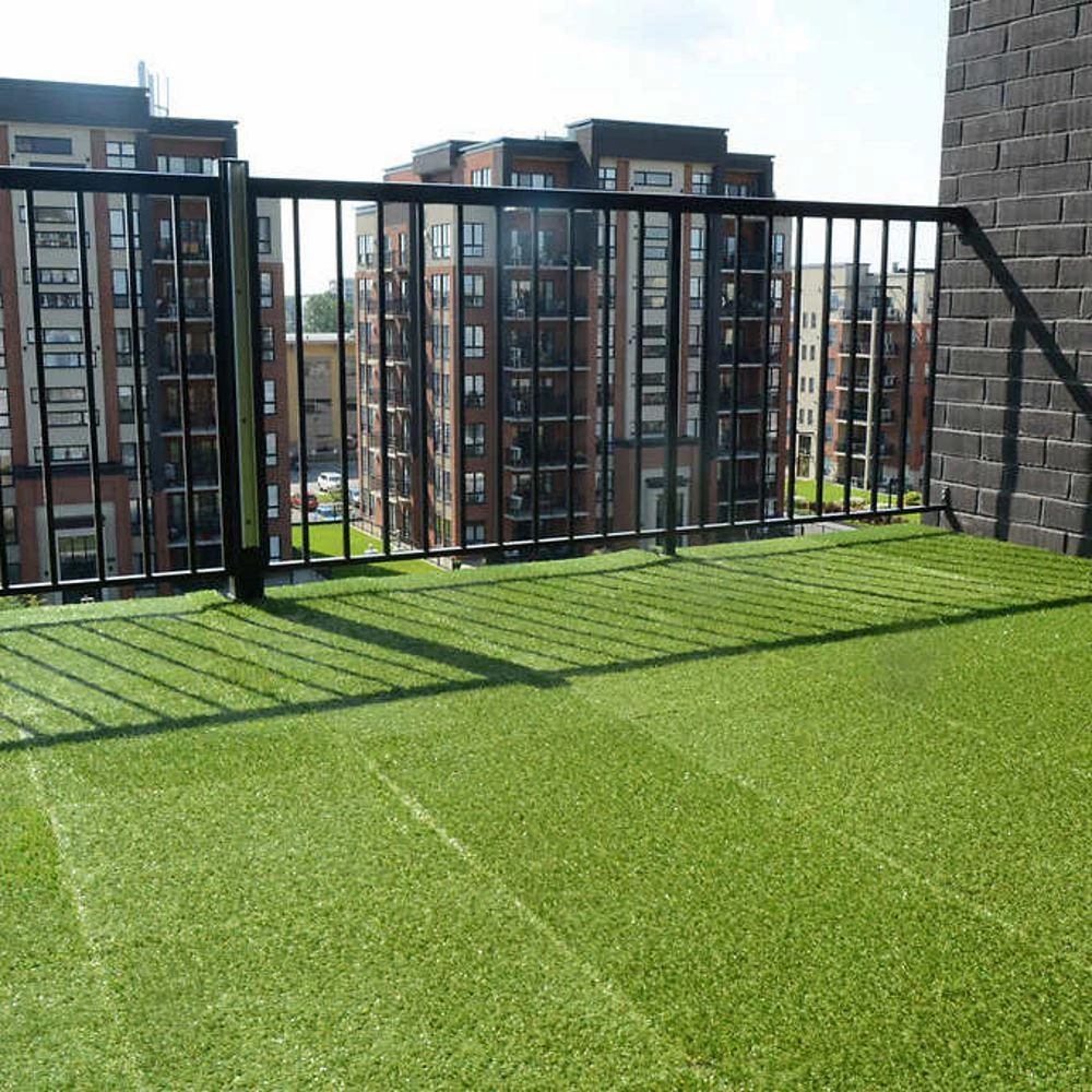 Technoflex 19 In. X 19 In. Artificial Grass Tile (8-Pack) 4 Technoflex 19 In. X 19 In. Artificial Grass Tile (8-Pack) - Image 2