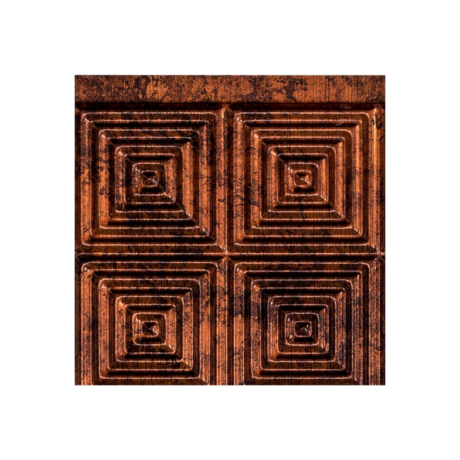Fasade Easy Installation Miniquattro Moonstone Copper Backsplash Panel For Kitchen And Bathrooms (6" X 6" Sample) 3 Fasade Easy Installation Miniquattro Moonstone Copper Backsplash Panel For Kitchen And Bathrooms (6" X 6" Sample)