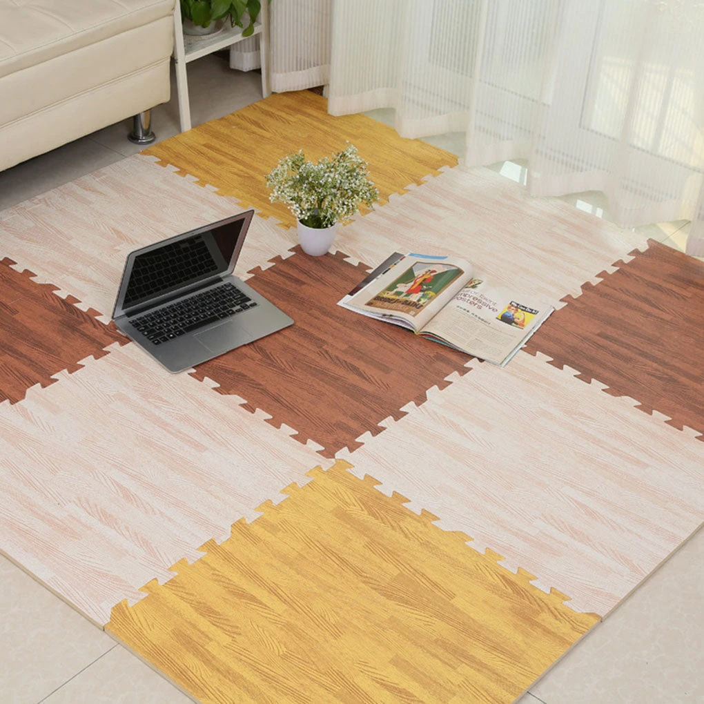 TureClos Home Floor Mat Carpet Blanket Exercise Gym Kid Play Crawling Wood Pattern Foam Carpet 10 TureClos Home Floor Mat Carpet Blanket Exercise Gym Kid Play Crawling Wood Pattern Foam Carpet - Image 8