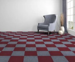 Achim Nexus Self Adhesive Carpet Floor Tile - 12 Inches X 12 Inches, Burgundy, Pack Of 12 Tiles -Discount Flooring Store 29bd1082 ced9 407e b2a1 a81d26033f86 3.981a9b1cc509ca88922f03ed14d66476 1800x1800