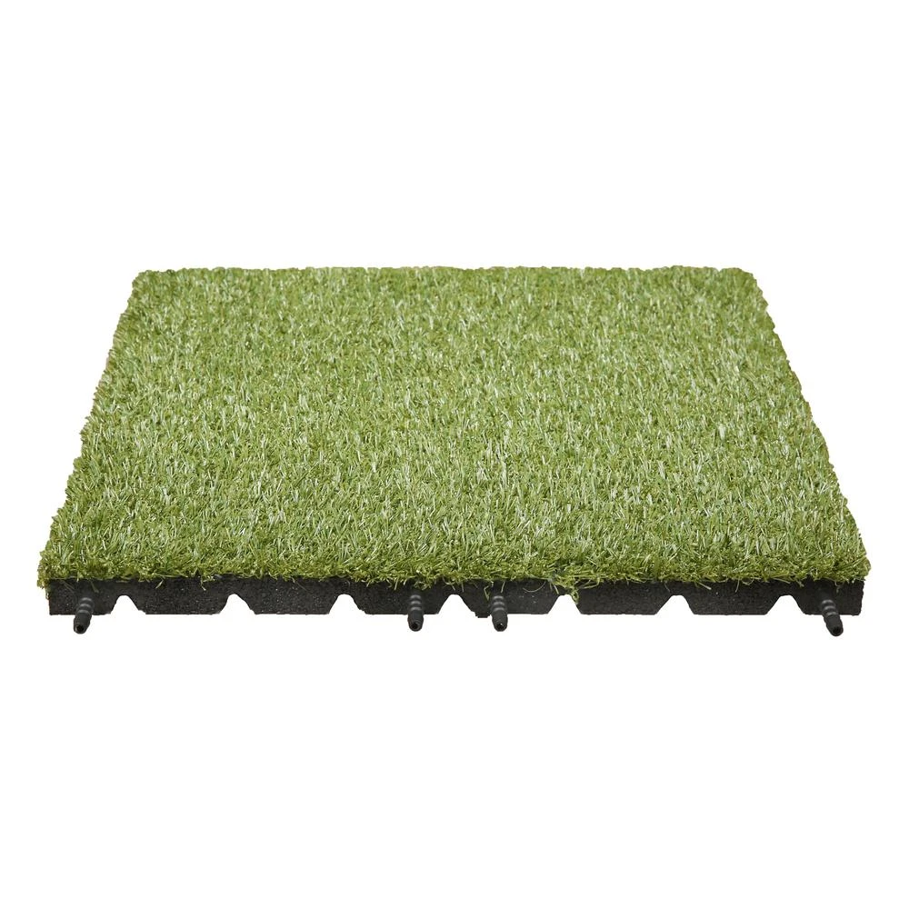 Technoflex 19 In. X 19 In. Artificial Grass Tile (8-Pack) 3 Technoflex 19 In. X 19 In. Artificial Grass Tile (8-Pack)