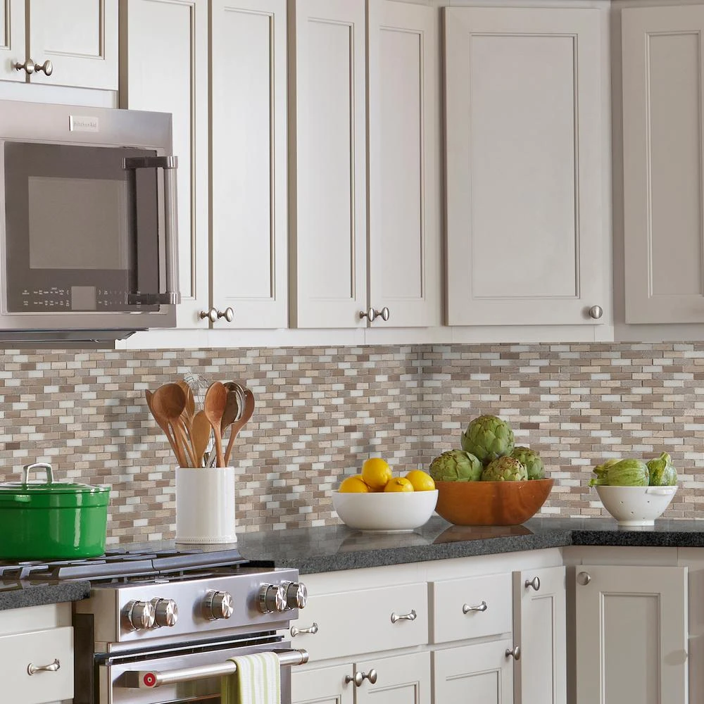 MSI Arctic Storm 12 In. X 12 In. X 10mm Honed Marble Mesh-Mounted Mosaic Floor And Wall Tile (1 Sq. Ft.) 7 MSI Arctic Storm 12 In. X 12 In. X 10mm Honed Marble Mesh-Mounted Mosaic Floor And Wall Tile (1 Sq. Ft.) - Image 5