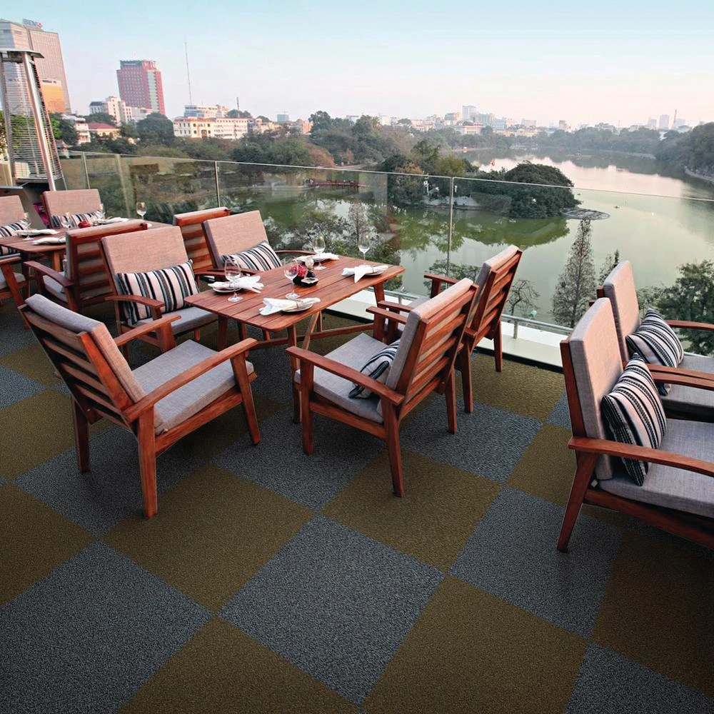 Foss Peel And Stick Grizzly Grass 24 In. X 24 In. Slate Grey Artificial Grass Carpet Tiles (15-Pack) 8 Foss Peel And Stick Grizzly Grass 24 In. X 24 In. Slate Grey Artificial Grass Carpet Tiles (15-Pack) - Image 6