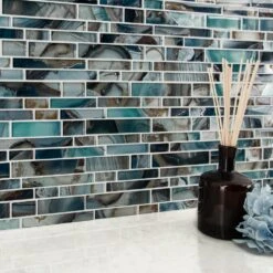 MSI Night Sky Interlocking 11.81 In. X 11.81 In. X 8mm Glass Mesh-Mounted Mosaic Tile (9.7 Sq. Ft. / Case) -Discount Flooring Store 307cb380aa50f4bcbed90f7a8812d38a 1800x1800