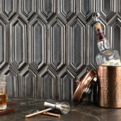 Divine Gunmetal Hexagon 9.5 In. X 15.5 In. Glazed Ceramic Mosaic Tile (1.02 Sq. Ft. / Sheet) -Discount Flooring Store 309ea04f 09b4 408d ae15 35203b9acce6.db55a40c9550c27661f0a0a2a1c8437c 1800x1800