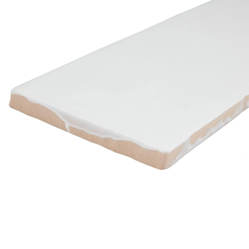 Merola Tile Chester Matte Bianco 3 In. X 12 In. Ceramic Wall Subway Tile (5.93 Sq. Ft. / Case) 6 Merola Tile Chester Matte Bianco 3 In. X 12 In. Ceramic Wall Subway Tile (5.93 Sq. Ft. / Case) - Image 4