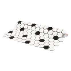 Merola Tile Metro Hex Matte White With Black Dot 10-1/4"x11-7/8" X 6mm Porcelain Mosaic Tile (8.65 Sq. Ft. / Case) -Discount Flooring Store 3944b41db3ac5cc6435896d5e3a66a37 87d984c4 0ae8 40c6 9184 f2ac1f677299 1800x1800