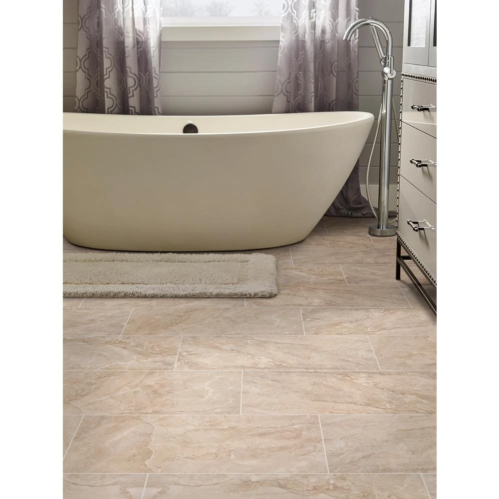 MSI Cancun Beige 12 In. X 24 In. Matte Ceramic Floor And Wall Tile (16 Sq. Ft. / Case) 4 MSI Cancun Beige 12 In. X 24 In. Matte Ceramic Floor And Wall Tile (16 Sq. Ft. / Case) - Image 2
