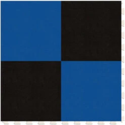 Perfection Floor Tile SodaPop Shoppe Black And Blue 20-in X 20-in Water Resistant Interlocking Luxury Flooring (16.7-sq Ft)