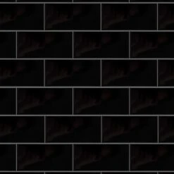 Merola Tile Crown Heights 3 In. X 6 In. Glossy Black Ceramic Wall Tile (6.03 Sq. Ft. /Case) 15 Merola Tile Crown Heights 3 In. X 6 In. Glossy Black Ceramic Wall Tile (6.03 Sq. Ft. /Case) -Discount Flooring Store 4c93883bb5ad4f8c709f7920fccca4d9 1800x1800