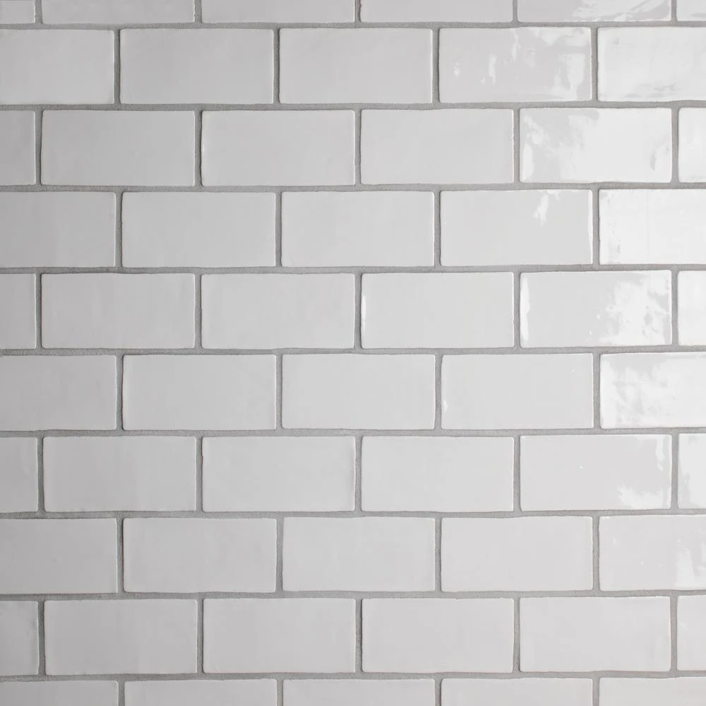 Merola Tile Chester Bianco 3 In. X 6 In. Ceramic Subway Wall Tile (6.02 Sq. Ft. / Case) 7 Merola Tile Chester Bianco 3 In. X 6 In. Ceramic Subway Wall Tile (6.02 Sq. Ft. / Case) - Image 5