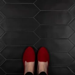 Merola Tile Kite Black 4 In. X 11-3/4 In. Porcelain Floor And Wall Subway Tile (11.81 Sq. Ft. / Case) 28 Merola Tile Kite Black 4 In. X 11-3/4 In. Porcelain Floor And Wall Subway Tile (11.81 Sq. Ft. / Case) -Discount Flooring Store 512d87933fa7b6f53162c4e2c6d26d41 1800x1800