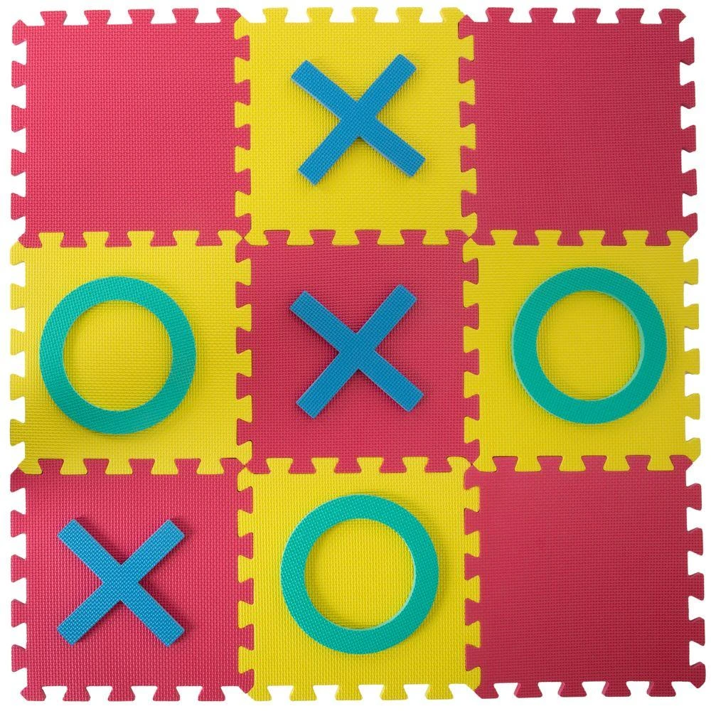 Hey! Play! Multi-Colored 36 In. X 36 In. X 0.325 In. Giant Interlocking Foam Square Tic-Tac-Toe Game 3 Hey! Play! Multi-Colored 36 In. X 36 In. X 0.325 In. Giant Interlocking Foam Square Tic-Tac-Toe Game