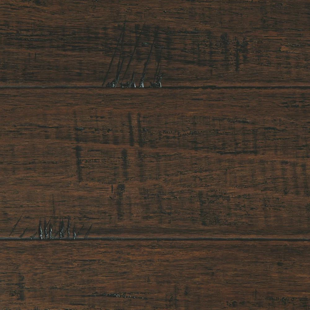 Home Decorators Collection Hand Scraped Strand Woven Pecan 1/2 In. T X 7-1/2 In. W X 72-7/8 In. L Engineered Click Bamboo Flooring 6 Home Decorators Collection Hand Scraped Strand Woven Pecan 1/2 In. T X 7-1/2 In. W X 72-7/8 In. L Engineered Click Bamboo Flooring - Image 4