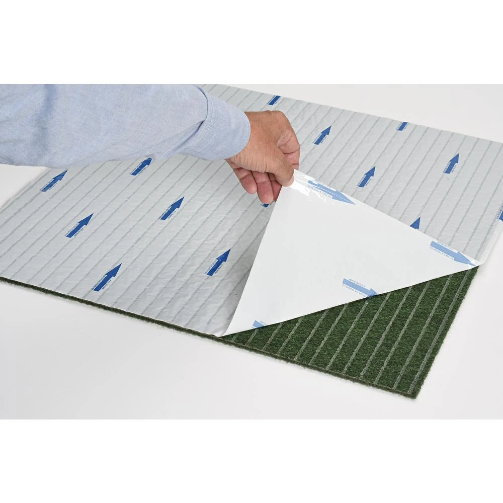 Foss Peel And Stick Grizzly Grass 24 In. X 24 In. Rain Forest Artificial Grass Carpet Tiles (15-Pack) 5 Foss Peel And Stick Grizzly Grass 24 In. X 24 In. Rain Forest Artificial Grass Carpet Tiles (15-Pack) - Image 3