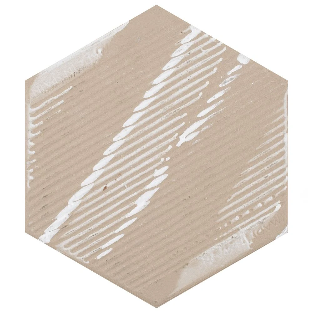 Merola Tile Classico Bardiglio Hexagon Flower 7 In. X 8 In. Porcelain Floor And Wall Tile (7.67 Sq. Ft. / Case) 12 Merola Tile Classico Bardiglio Hexagon Flower 7 In. X 8 In. Porcelain Floor And Wall Tile (7.67 Sq. Ft. / Case) - Image 10