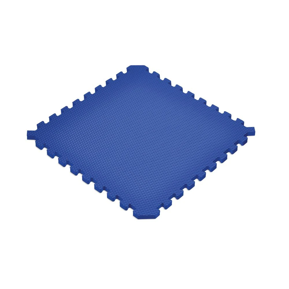 Norsk Blue 24 In. X 24 In. X 0.79 In. Foam Interlocking Reversible Mat (4-Pack) 4 Norsk Blue 24 In. X 24 In. X 0.79 In. Foam Interlocking Reversible Mat (4-Pack) - Image 2