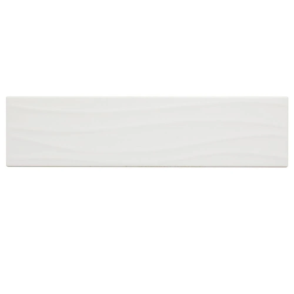 Daltile Restore Bright White 4 In. X 16 In. Ceramic Wavy Wall Tile (13.20 Sq. Ft. / Case) 9 Daltile Restore Bright White 4 In. X 16 In. Ceramic Wavy Wall Tile (13.20 Sq. Ft. / Case) - Image 7