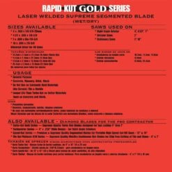 Quasar Rapid Kut Gold 4-1/2 In. Supreme Segmented Diamond Blade 6 Quasar Rapid Kut Gold 4-1/2 In. Supreme Segmented Diamond Blade -Discount Flooring Store 657da2d9a281744a2dc9824b2dc4d5f3 1800x1800